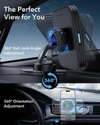 B08HNBHSQV | ESR for 15W MagSafe Car Mount Charger, Magnetic Wireless Car Charger | Standard Car Charger - Black | Image 8