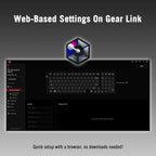 ASUS ROG Strix Morph 96 Wireless Gaming Mechanical Keyboard, Hot-Swappable ROG NX Snow V2 Switch, Bluetooth/2.4GHz/Wired, RGB, Gasket Mount, Custom Design, Mac Support, 96%, Arabic Layout, Black — product image 7