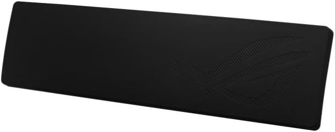 ASUS ROG Keyboard Wrist Rest for 75% keyboards with ergonomic design, high quality silicone, and embossed ROG logo for a unified setupm Black — product image 2