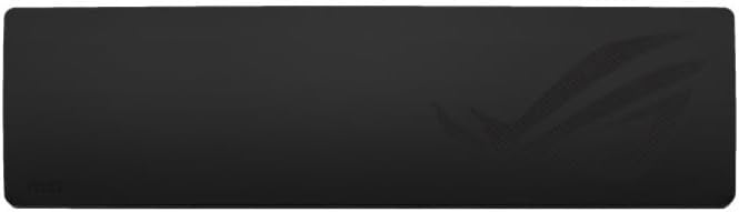 ASUS ROG Keyboard Wrist Rest for 75% keyboards with ergonomic design, high quality silicone, and embossed ROG logo for a unified setupm Black — product image 1
