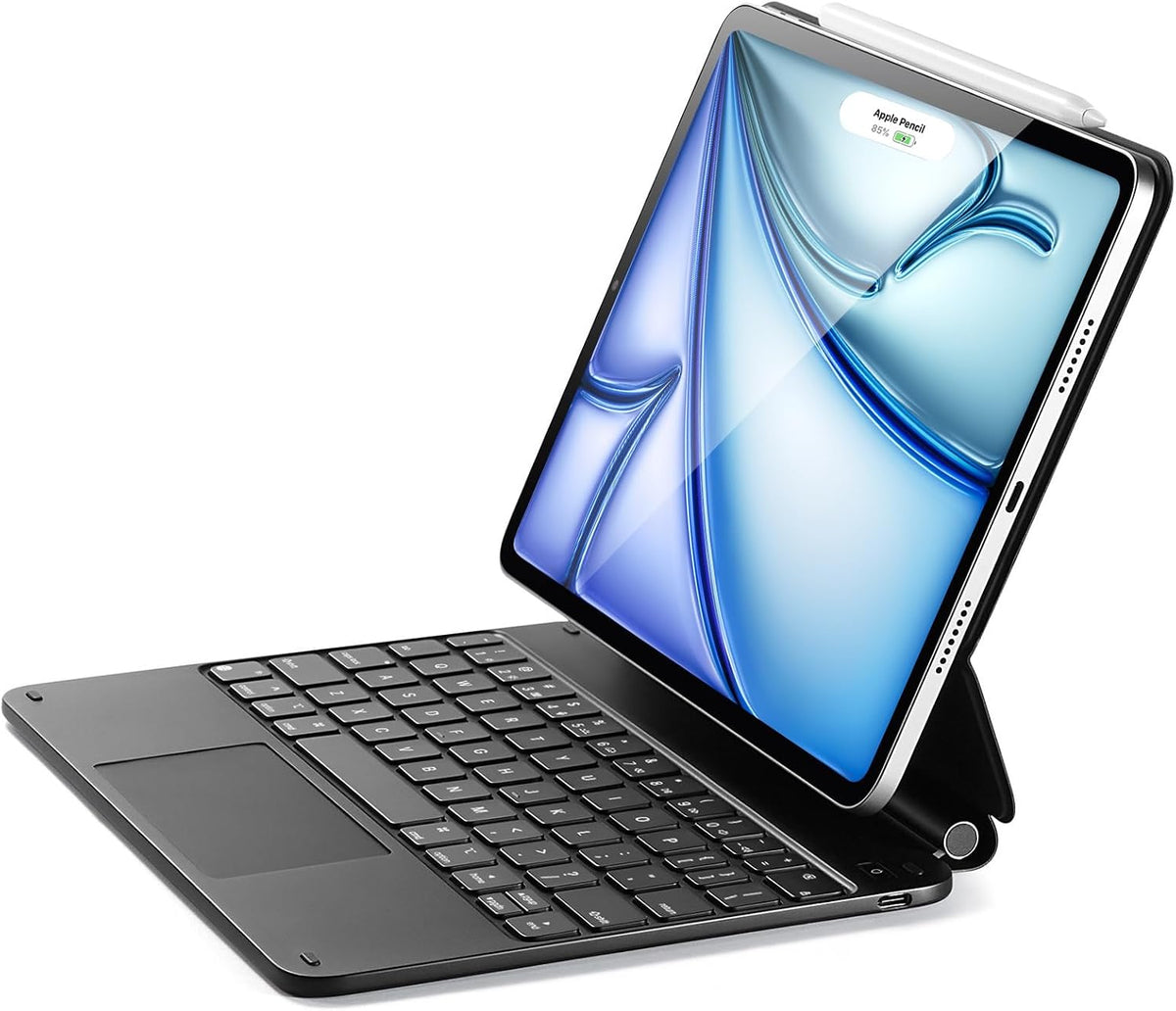 B09N744Y4C | ESR for iPad Air 11 inch Case with Keyboard M4/M3/M2 (2026/2025/2024), iPad Pro 11 & Air 5/4th Magic keyboard Case, Easy-Set Floating Cantilever Stand, Precision Multi-Touch Trackpad, Black | iPad Air 11/5/4, iPad Pro 11(4th/3rd/2nd/1st Gen) | Image 1