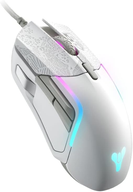 SteelSeries Rival 5 Destiny 2 Edition - Wired Gaming Mouse - FPS, MOBA, MMO, Battle Royale - 18,000 CPI TrueMove Air Optical Sensor - 9 Programmable Buttons - 85g Competitive Weight — product image 4