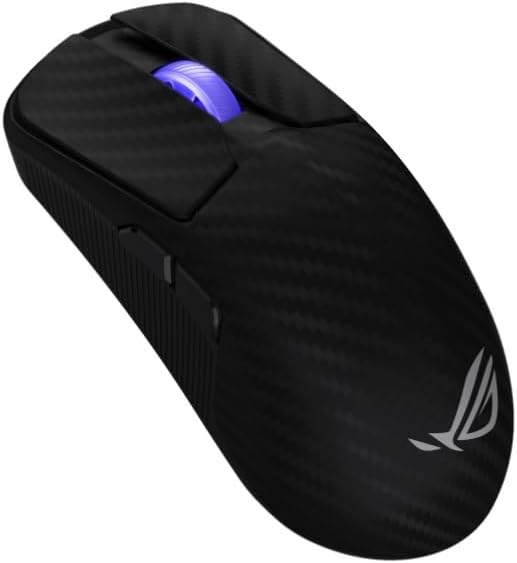 ASUS ROG Harpe Ace Extreme Wireless Gaming Mouse, Carbon Fiber Build, 47g Lightweight, AimPoint Pro 42K Optical Sensor, Optical Micro Switches, ROG Polling Rate Booster, Esports & FPS Gaming, Black — product image 4