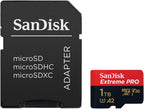 SanDisk 1TB Extreme Pro microSD UHS I Card for 4K Video on Smartphones, Action Cams & Drones 200MB/s Read, 140MB/s Write, SDSQXCD 1T00 GN6MA, Red/Black — product image 3