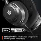 SteelSeries Arctis Nova 7 Wireless Multi-Platform Gaming Headset - Neodymium Magnetic Drivers - Dual Wireless 2.4GHz & Bluetooth - 38Hr USB-C Battery - ClearCast Gen2 AI Mic - PC, PS5, Switch, Mobile — product image 4