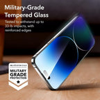B0B6V9D89F | ESR for iPhone 14 Pro Max Screen Protector, Easy Installation Frame, Military-Grade Protection, Ultra Tough, Scratch Resistant, Tempered-Glass Screen Protector for iPhone 14 Pro Max, 3 Pack | Default Title | Image 3