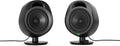 SteelSeries Arena 3 - Full-Range 2.0 Gaming Speakers – Immersive Audio – On-Speaker Controls – 4" Speaker Drivers – Wired & Bluetooth – 3.5mm Aux – PC, Mac, Mobile – UK Plug, Black — product image 1