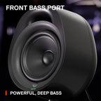 SteelSeries Arena 3 - Full-Range 2.0 Gaming Speakers – Immersive Audio – On-Speaker Controls – 4" Speaker Drivers – Wired & Bluetooth – 3.5mm Aux – PC, Mac, Mobile – UK Plug, Black — product image 8