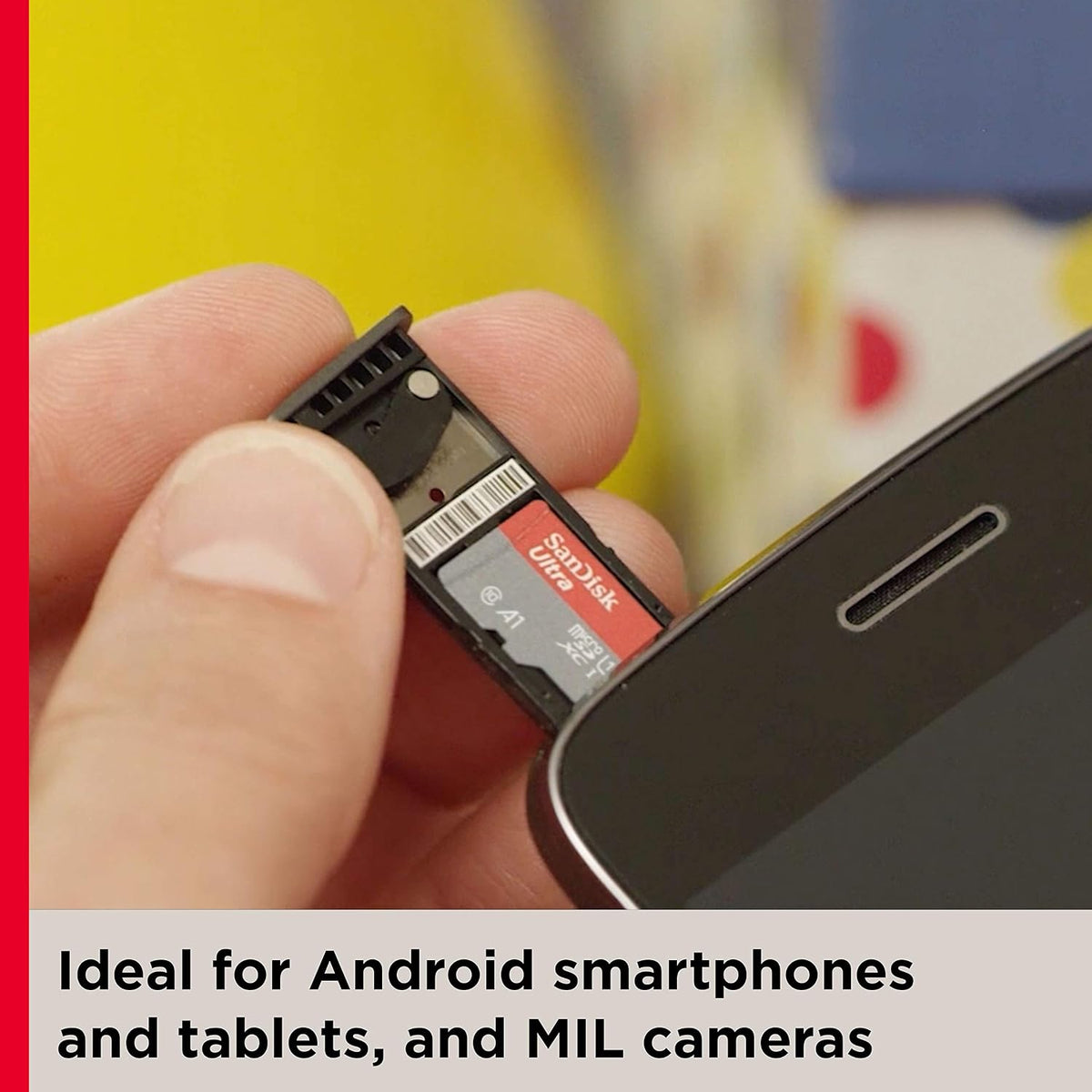 SanDisk 64GB Ultra microSDXC card + SD adapter up to 140 MB/s with A1 App Performance UHS-I Class 10 U1 - Twin Pack — product image 3