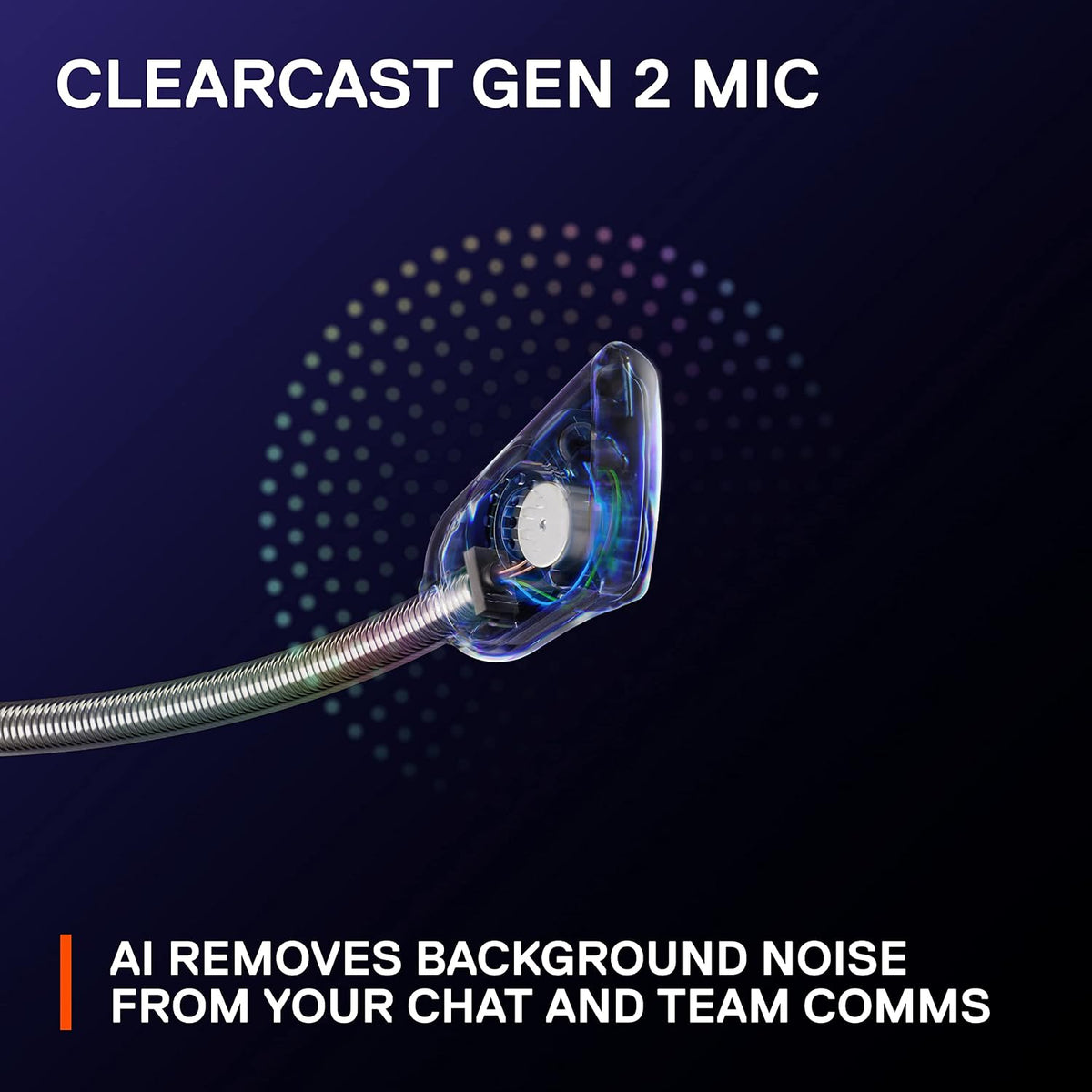 SteelSeries Arctis Nova 3 - USB-C Gaming Headset for PC, PS4, PS5 & Switch - RGB Lights - Hi-Fi Drivers - 360° Spatial Audio - AirWeave Memory Foam Earcups - Super Lightweight - ClearCast Gen 2 Mic — product image 9