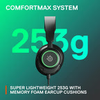SteelSeries Arctis Nova 3 - USB-C Gaming Headset for PC, PS4, PS5 & Switch - RGB Lights - Hi-Fi Drivers - 360° Spatial Audio - AirWeave Memory Foam Earcups - Super Lightweight - ClearCast Gen 2 Mic — product image 7