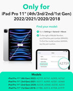 B0BRVB7J3Y | ESR for iPad Pro 11 Inch Case (4th/3rd/2nd/1st Gen) | Black | Image 2
