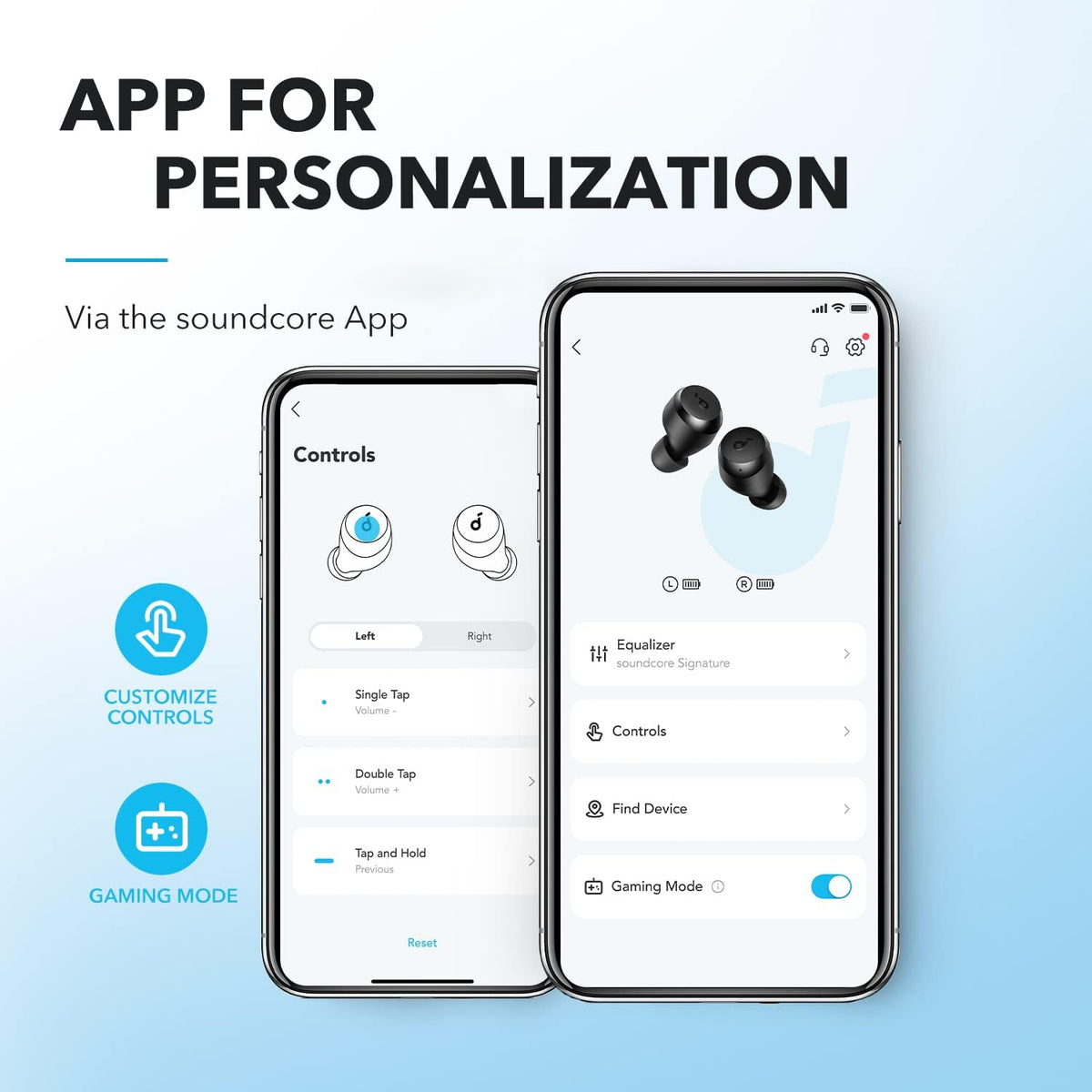 B0BTY9J6L2 | Soundcore Wireless Bluetooth Headphones by Anker A20i, Bluetooth 5.3 Headphones, App, Custom Sound, 28H Playback, Clear Calls with AI, Single Headphone Mode, Designed Portable | Default Title | Image 3