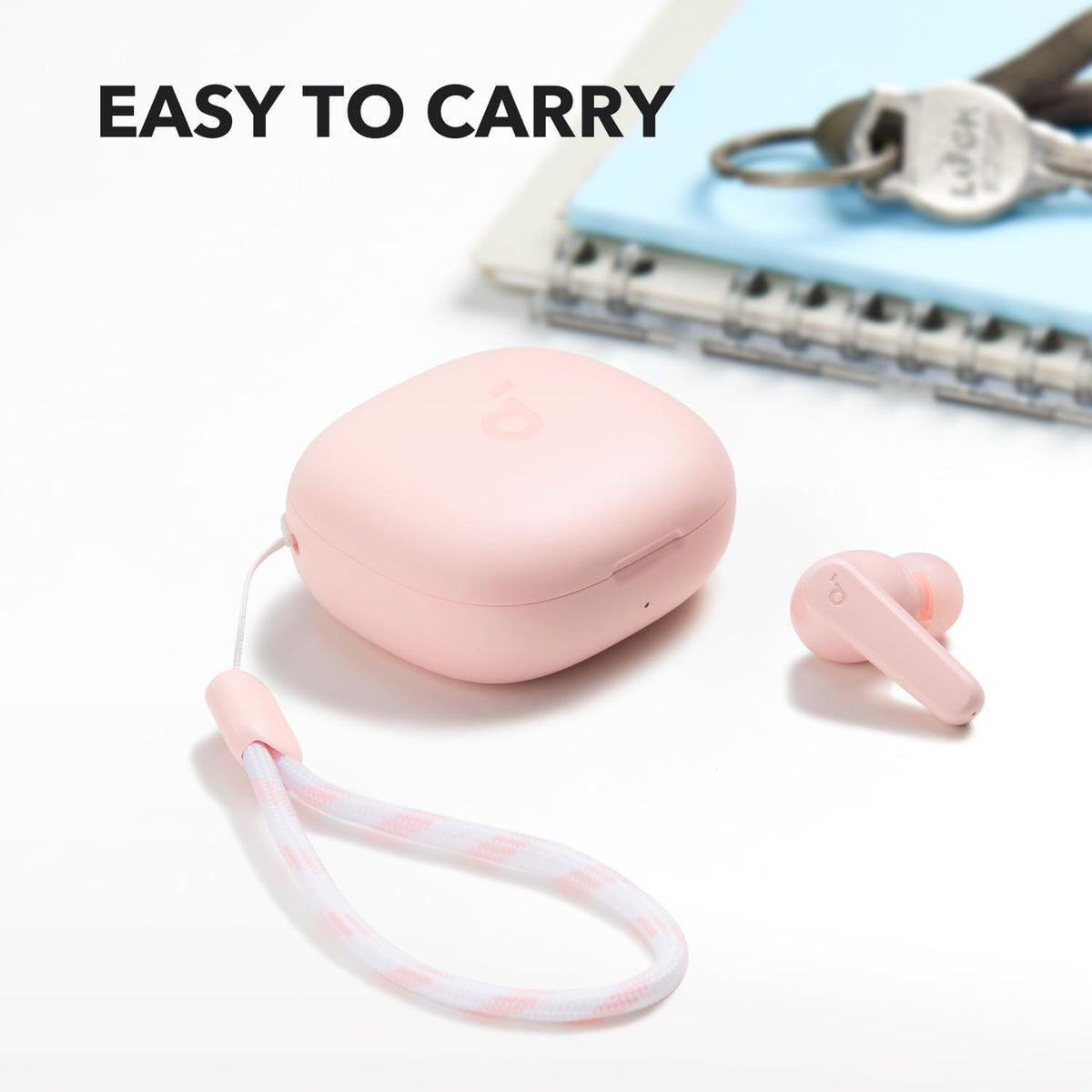 B0D5HN8B1F | soundcore by Anker P20i Earbuds, 10mm Drivers, Big Bass, 30H | Pink