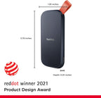 SanDisk 2TB Portable SSD - Up to 800MB/s, USB-C, USB 3.2 Gen 2 - SDSSDE30-2T00-G26 — product image 2