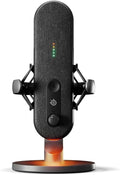 SteelSeries Alias USB Mic for PC — 3x Bigger Capsule for Gaming, Streaming and Podcasting — Sonar for Streamers Audio Software — AI Noise Cancelling — LED Mute & Level Monitoring — Shock Mount - Black — product image 1