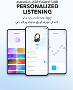 B0CD1FHLMH | soundcore by Anker H30i On-Ear Headphones, 70H Playtime, Foldable | Black | Image 7