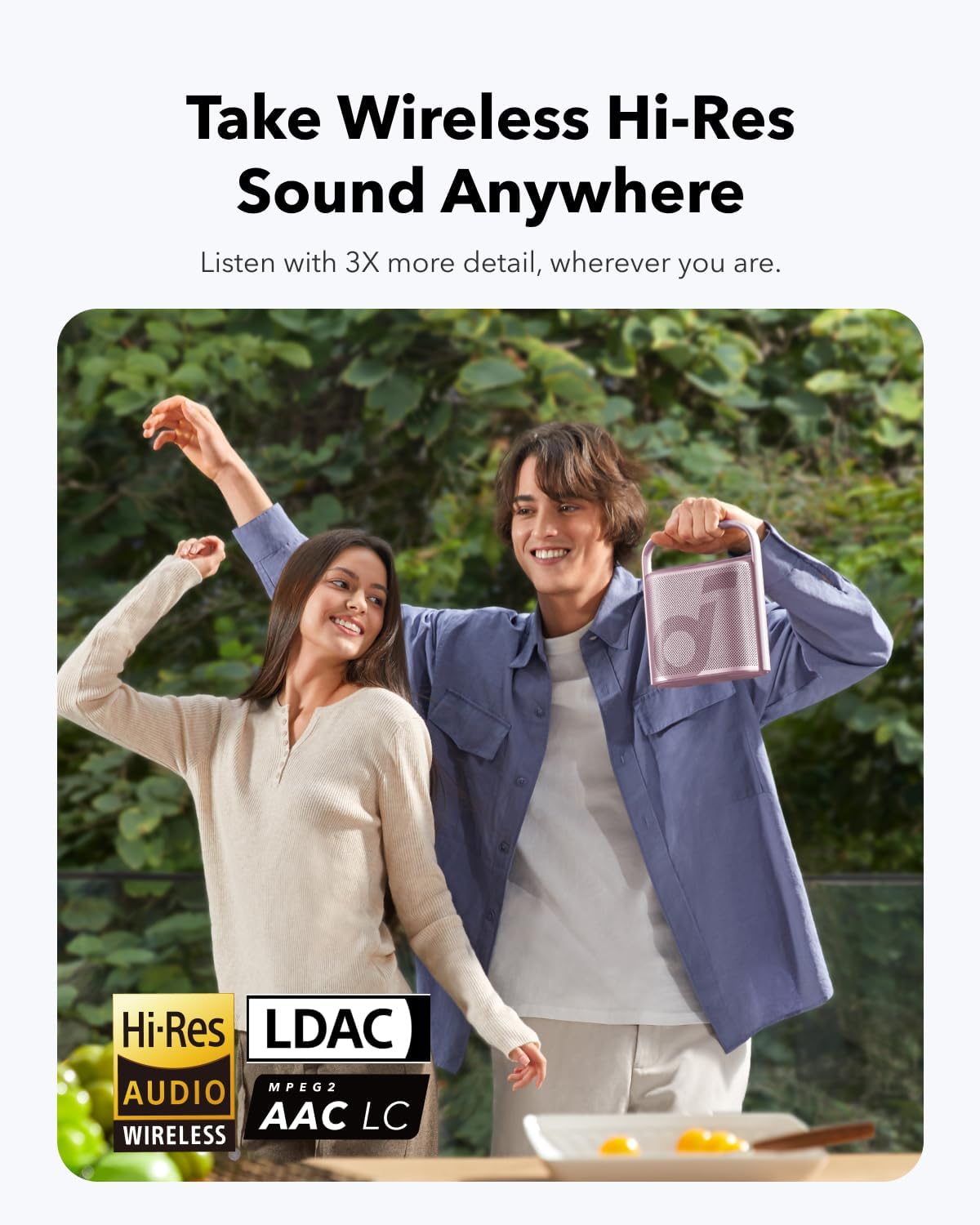 B0CDLSGDG2 | Soundcore Motion X500 Powerful Bluetooth Speaker, Wireless Speaker, Immersive Space Audio, Wireless High Resolution Sound, Portable Outdoor | Black | Image 3
