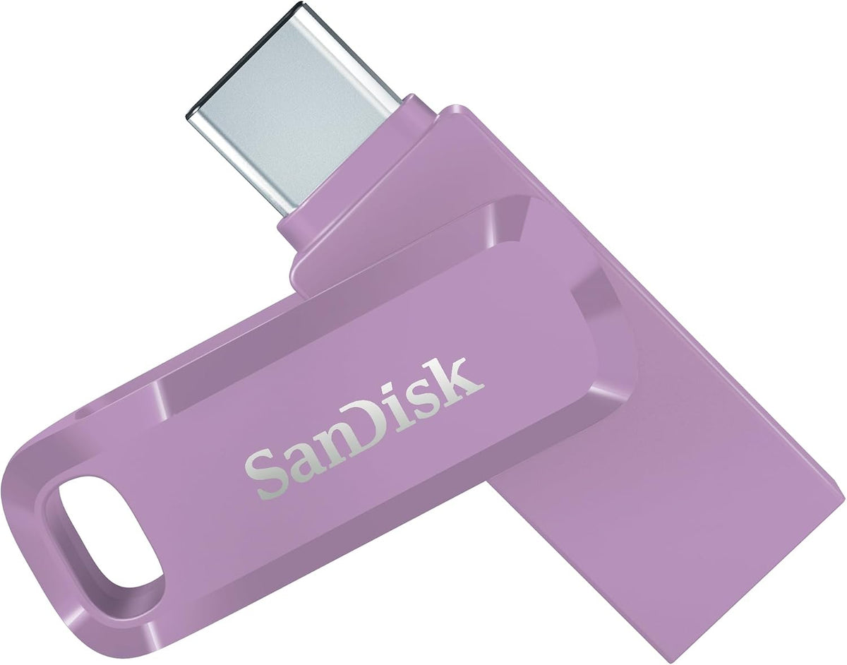 SanDisk 256GB Ultra Dual Drive Go USB Type-C Flash Drive, Lavender - SDDDC3-256G-G46L — product image 1