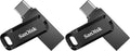 Sandisk 64GB Ultra Dual Drive Go Usb Type-C Flash Drive, Black - Sdddc3-064G-G46 (Pack of 2) — product image 1