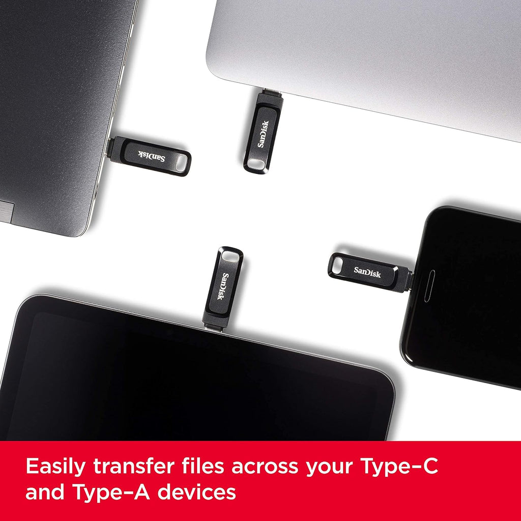 Sandisk 64GB Ultra Dual Drive Go Usb Type-C Flash Drive, Black - Sdddc3-064G-G46 (Pack of 2) — product image 2
