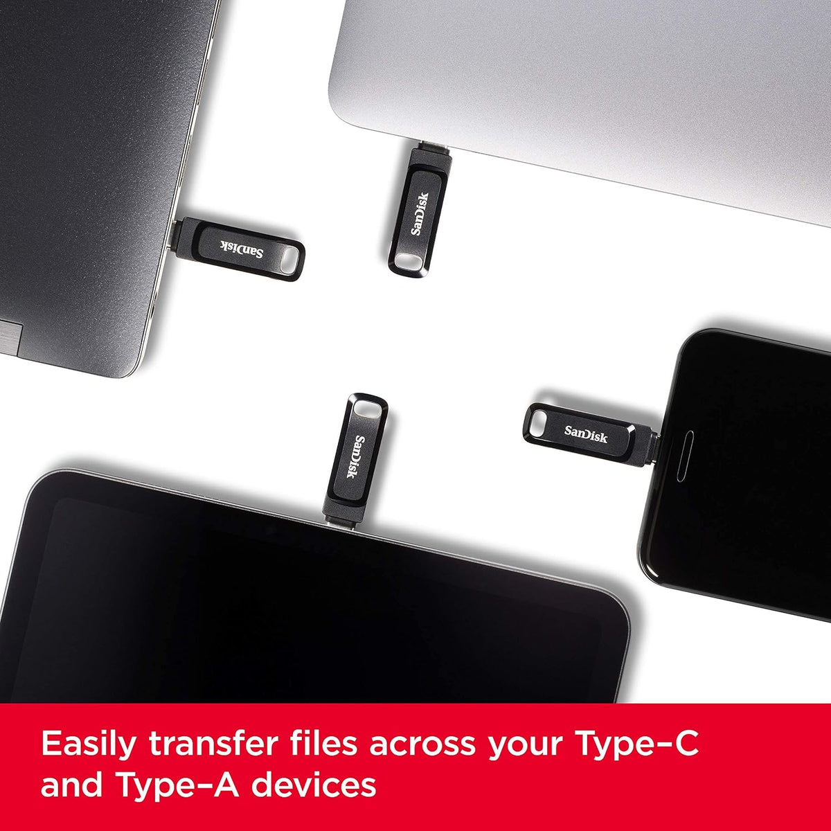 Sandisk 64GB Ultra Dual Drive Go Usb Type-C Flash Drive, Black - Sdddc3-064G-G46 (Pack of 2) — product image 2