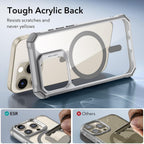 B0CMCPL2CV | ESR for iPhone 15 Pro Case with Screen & Camera Protector, Clear Grey | Clear Grey Set | Image 7