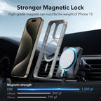 B0CMCPL2CV | ESR for iPhone 15 Pro Case with Screen & Camera Protector, Clear Grey | Clear Grey Set | Image 3