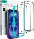 B0CMTNPBFW | ESR 3 Pack for iPhone 16/iPhone 15 Screen Protector, Align Frame | 3 Pack | Image 1