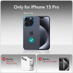 B0CMTPJXXY | ESR 3 Pack for iPhone 15 Pro Screen Protector, Align Frame | 3 Pack | Image 9