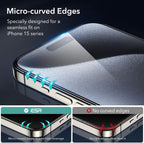 B0CMTPJXXY | ESR 3 Pack for iPhone 15 Pro Screen Protector, Align Frame | 3 Pack | Image 3