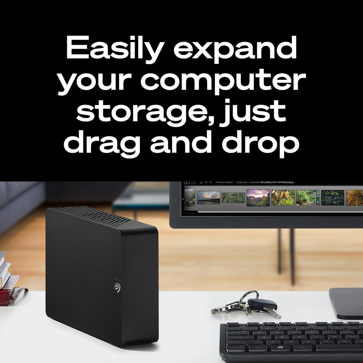 Seagate Expansion Desktop, 24TB, External Hard Drive, USB 3.0 (STKP24000400) — product image 3