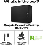 Seagate Expansion Desktop, 24TB, External Hard Drive, USB 3.0 (STKP24000400) — product image 2