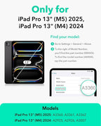 B0CRHKJYVX | ESR for iPad Pro 13 Inch Case (M5/M4), Rebound Series | Black | Image 2