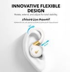 B0CRT8QN7C | soundcore by Anker Sport X20 Workout Earbuds, IP68, ANC, 48H | White | Image 8