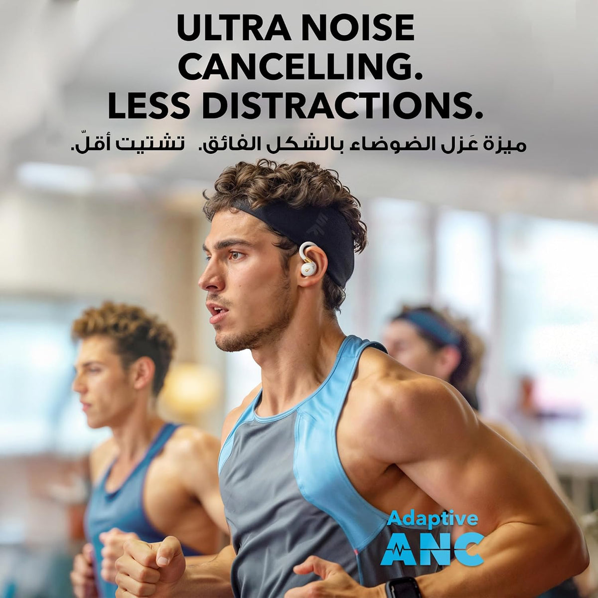 B0CRT8QN7C | soundcore by Anker Sport X20 Workout Earbuds, IP68, ANC, 48H | White | Image 10