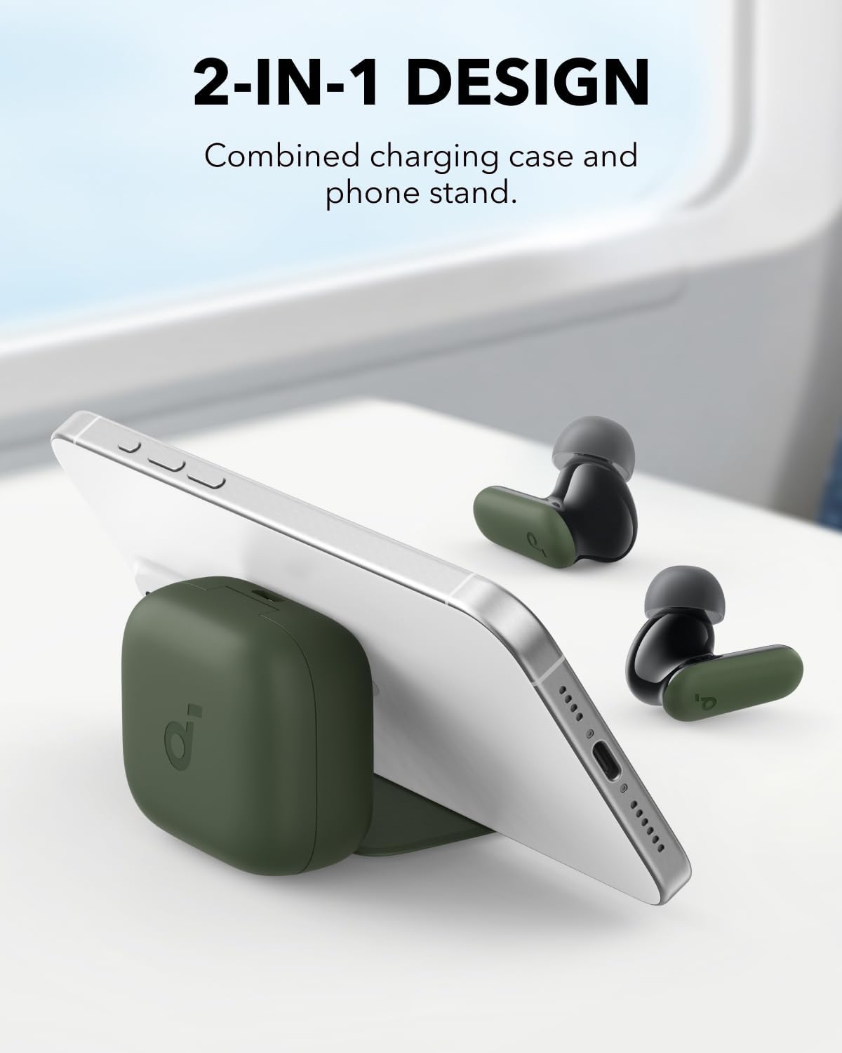 B0CRTR3PMF | soundcore by Anker P30i ANC Earbuds, 45H Playtime, Powerful Bass | Green | Image 15