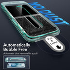 B0CRY6Q6CZ | ESR iPhone 15 Plus for Tempered Glass, Armorite Screen Protector Set, Extremely Durable Tempered Glass, Frame for Easy Installation, 3 Pack with 2 Sets Custom Camera Protection | 3 + 2 Packs Flawless Fit Shelves | Image 3