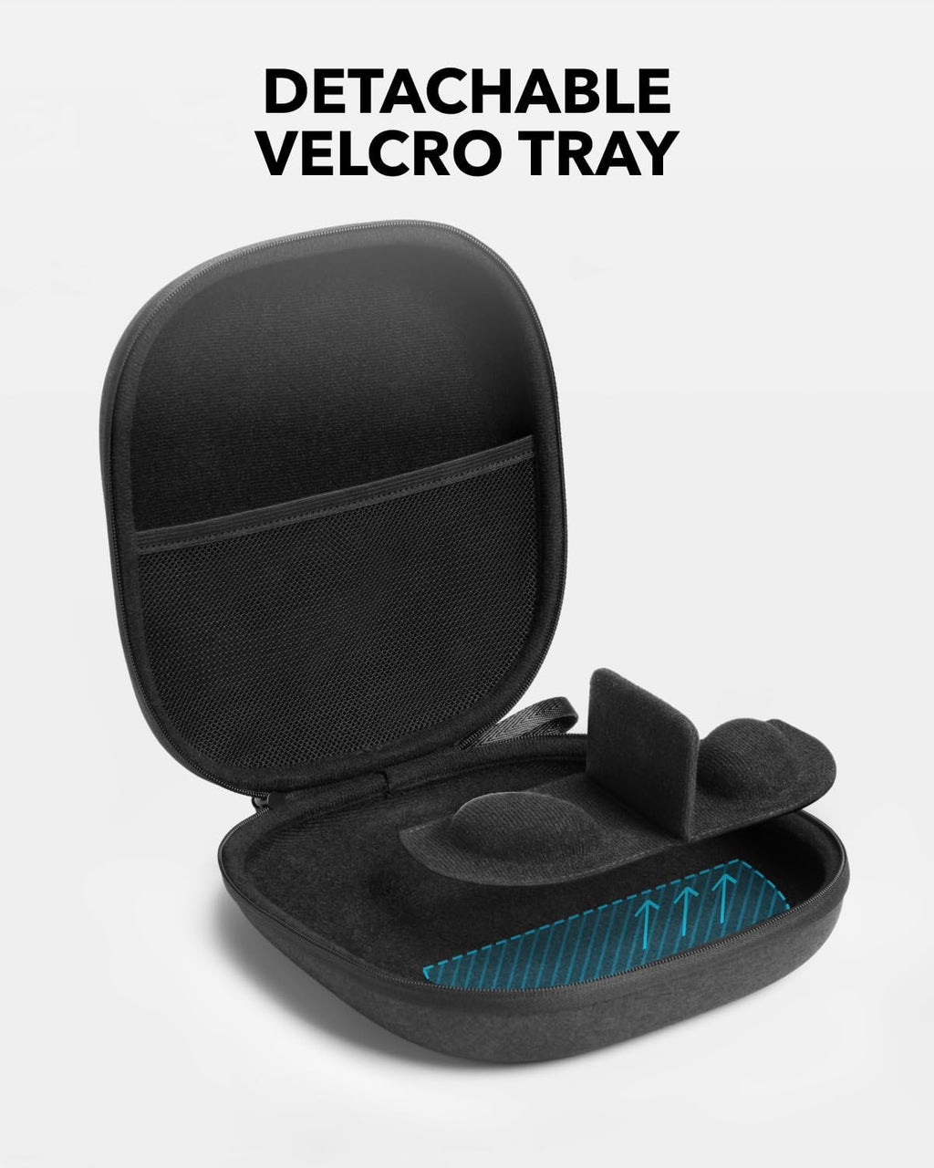 B0CTH919MX | Case for Soundcore by Anker Headphones, Headphone Case | black / black | Image 6