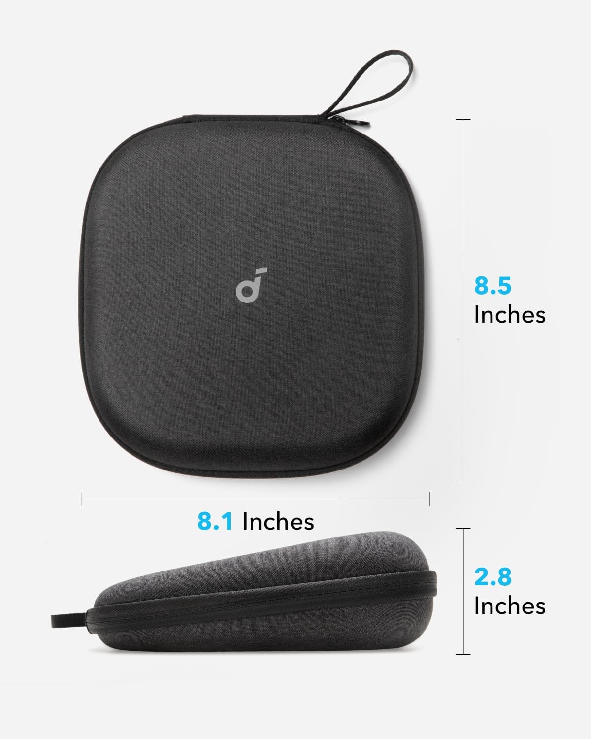 B0CTH919MX | Case for Soundcore by Anker Headphones, Headphone Case | black / black | Image 4