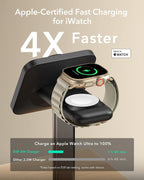 B0CX53XVDP | ESR 15W 3-in-1 Wireless Charging Station for iPhone 18 Pro/Duo/17-12 | Black | Image 12