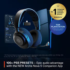 SteelSeries Arctis Nova 5P Wireless - PS5 Gaming Headset - 100+ Audio Presets via App - Neodymium Magnetic Drivers - 60H Battery - 2.4GHz / BT - ClearCast Gen2.X Mic - Supports PS4, PC, Switch, Mobile — product image 2