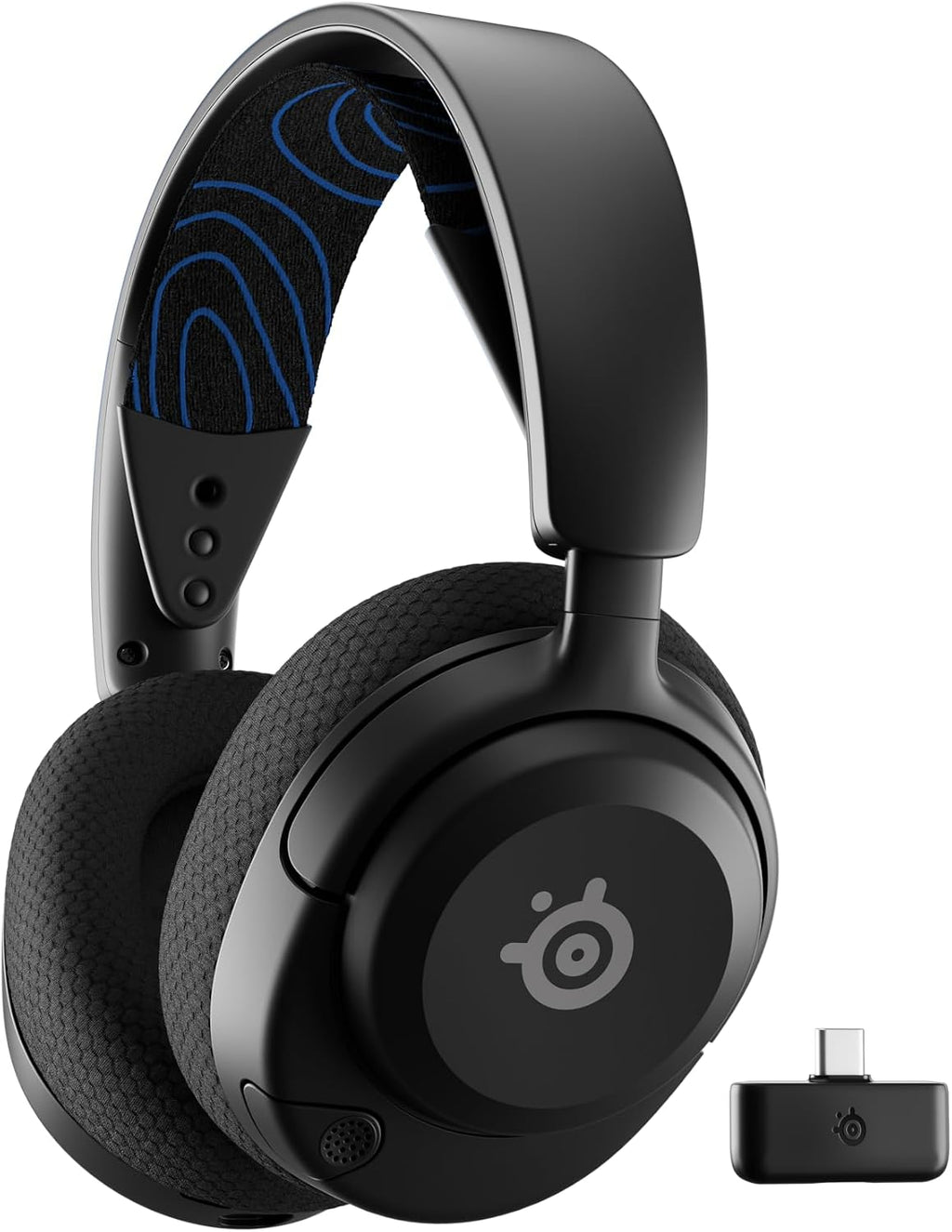 SteelSeries Arctis Nova 5P Wireless - PS5 Gaming Headset - 100+ Audio Presets via App - Neodymium Magnetic Drivers - 60H Battery - 2.4GHz / BT - ClearCast Gen2.X Mic - Supports PS4, PC, Switch, Mobile — product image 10