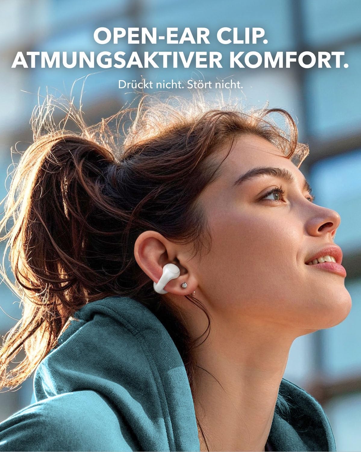 B0D2VNGQZT | Soundcore C30i Open Earbuds Bluetooth Clip, 30 h, IPX4 | White | Image 2