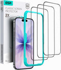 B0D5LZ2JFL | ESR 3 Pack for iPhone 17/iPhone 16 Pro Screen Protector, Align Frame | 3 Pack | Image 1