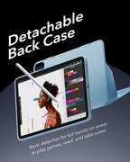 B0D6RFS2SQ | ESR for iPad Air 11 Inch Case (2025) M3/M2, iPad Air 7th/6th/5th/4th Gen Case (2024/2022/2020) 10.9 Inch, Removable Magnetic Cover, Adjustable Portrait/Landscape Stand, 9 Standing Angles, Light Blue | Light Blue | Image 6