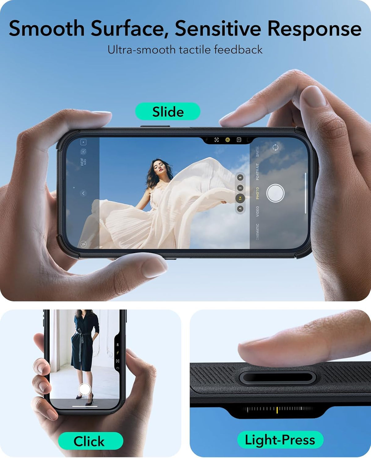 B0D7ZWHKPD | ESR Case for iPhone 16, Compatible with MagSafe, 360 Degree Protective Case Black | Default Title | Image 5