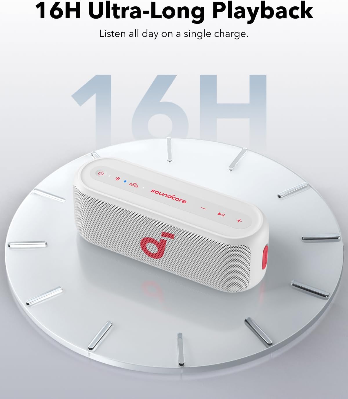 B0D87HQG5B | Soundcore Select 2S, 20W portable Bluetooth speaker, BassUp™ technology, 16h playback, wireless stereo pairing, IPX7 waterproof, ideal for hiking, bicycles and other adventures. | Default Title | Image 4