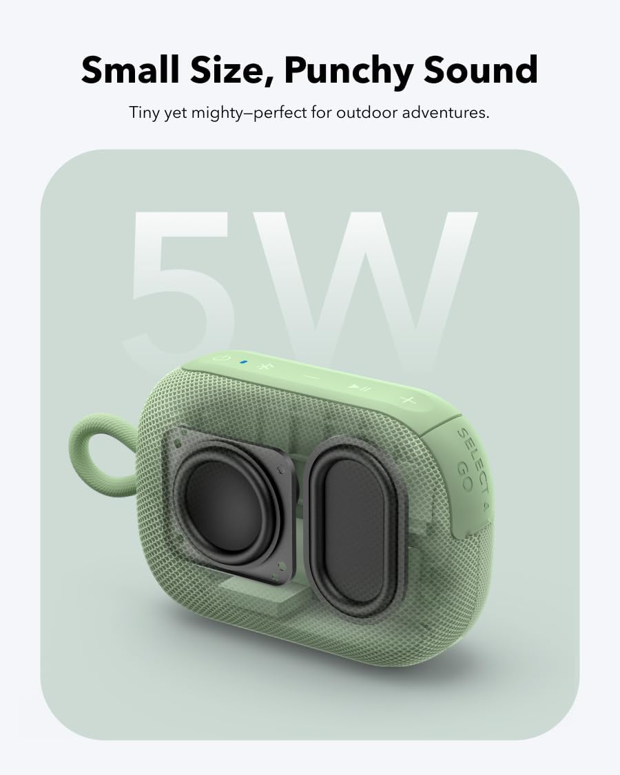 B0DB18QHMS | soundcore by Anker Select 4 Go Speaker, IP67 Waterproof, 20H | Green | Image 23