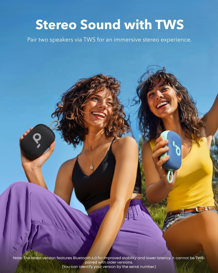 B0DB1753RZ | soundcore by Anker Select 4 Go Speaker, IP67 Waterproof, 20H | Black | Image 4